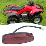Huanke-Lamp Lighting Tail Brake Light 12V ABS LED Light Red Super Bright Waterproof Fits Motorcycle Quad ATV Dirt Bike